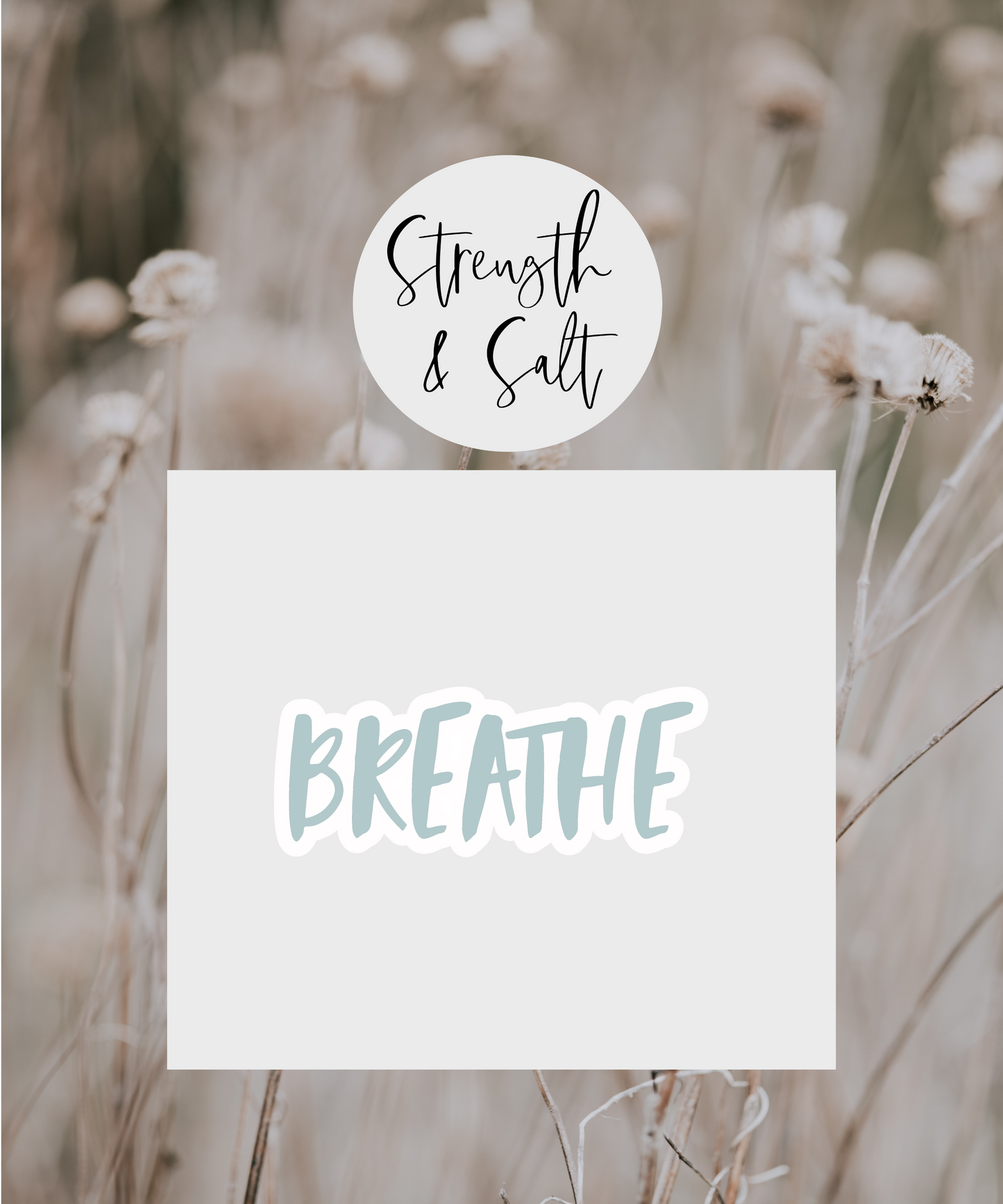 Breathe Sticker