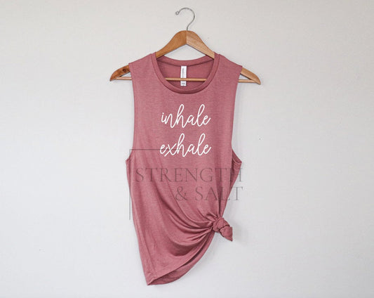 Inhale Exhale Muscle Tank