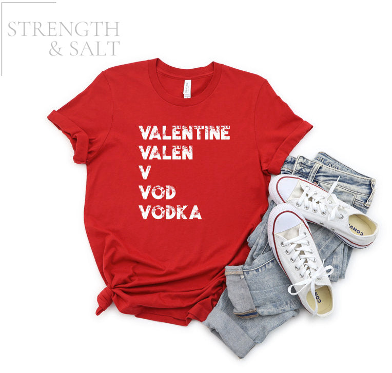 Valentine Vodka Unisex Tee